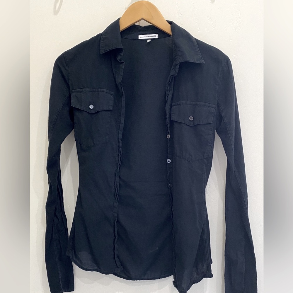 James Perse black shirt
